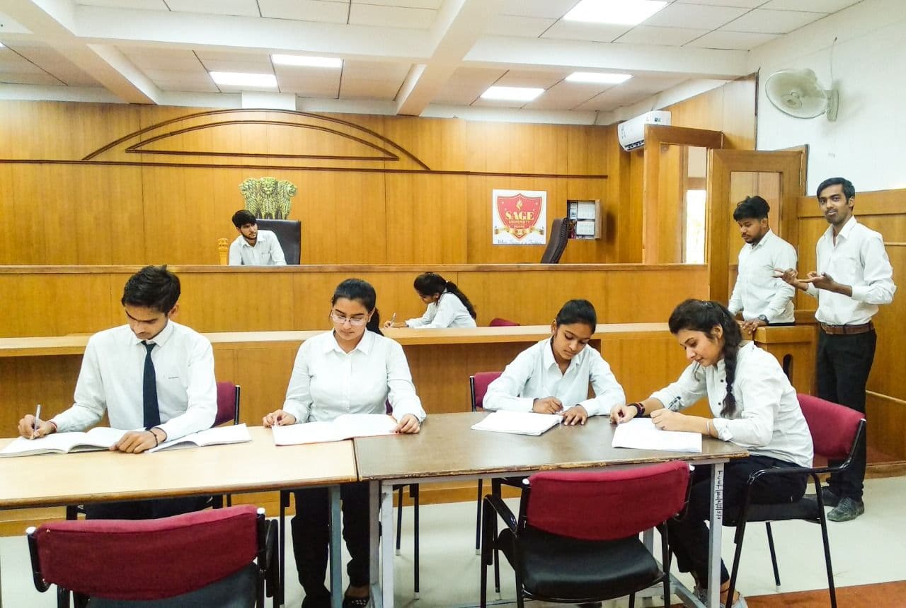 SAGE University Indore class photo 2